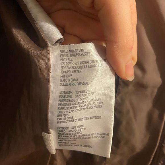 Michael Kors tan long puffer coat - Picture 8 of 8